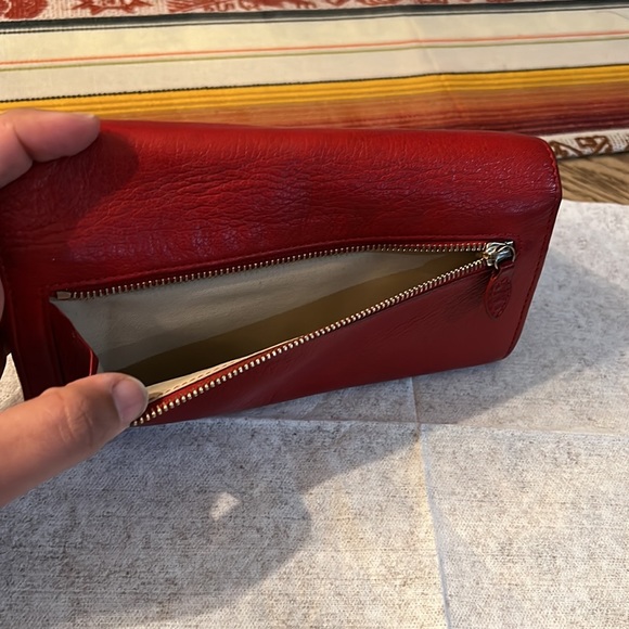 Mulberry Continental Wallet - Classic Grain - Red - Picture 5 of 8